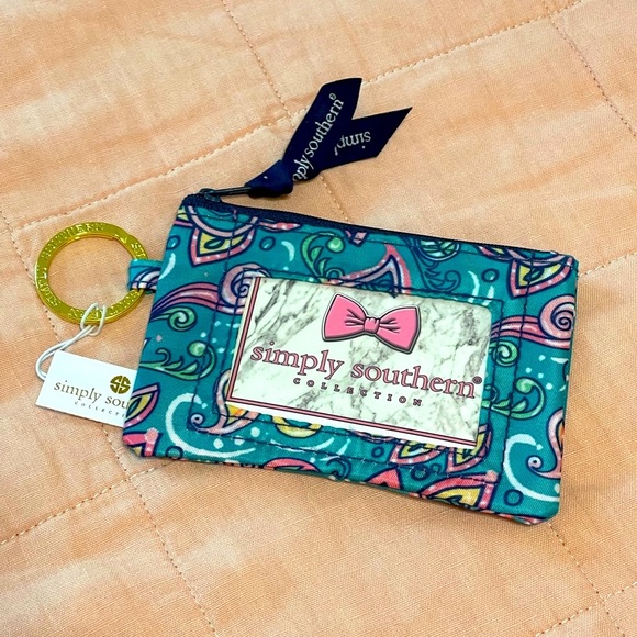 NWT Simply Southern Coin Purse Keychain​ - Picture 2 of 2